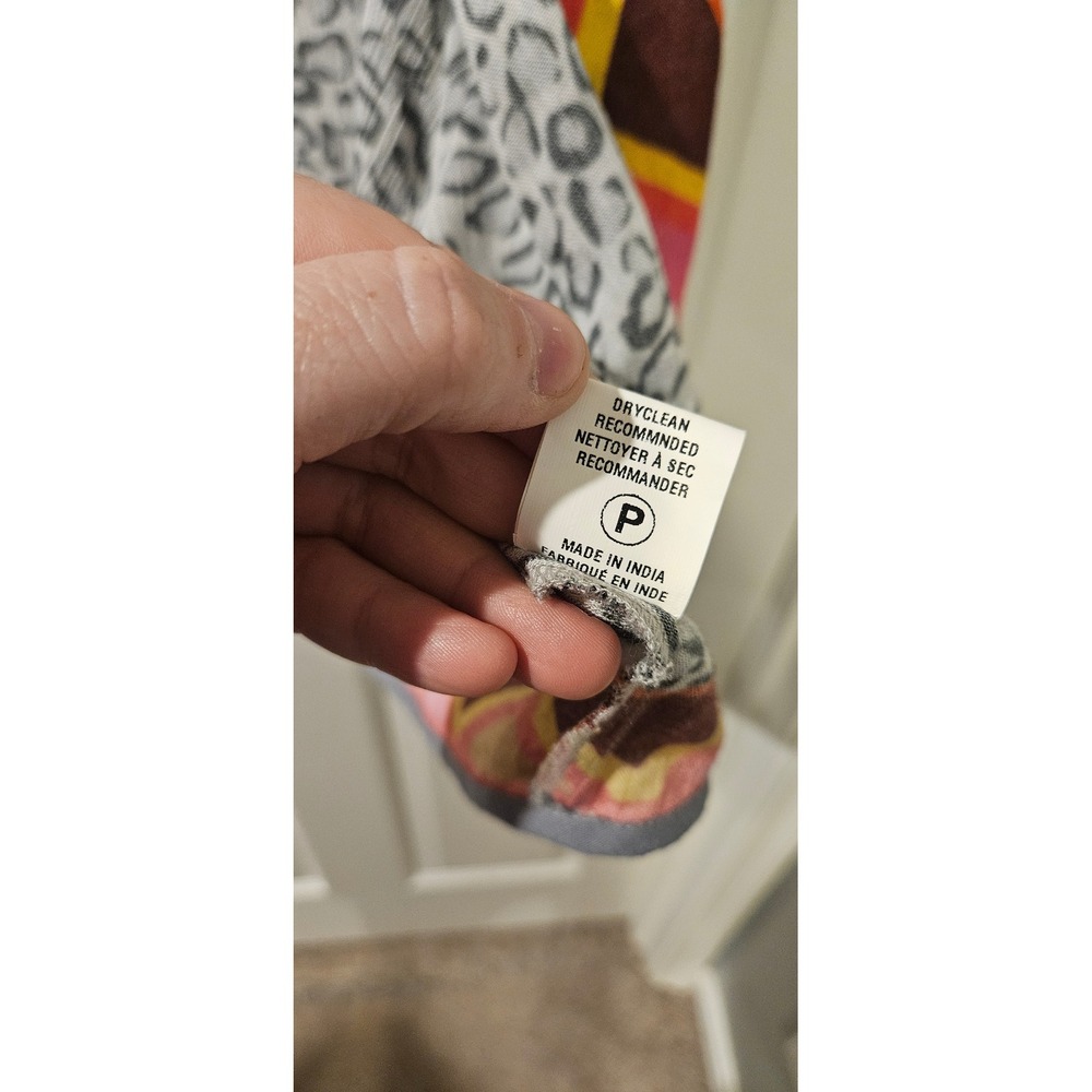 Blank London Frances Floral Cocoon Kimono Anthropologie One Size Leopard Print - Picture 5 of 7